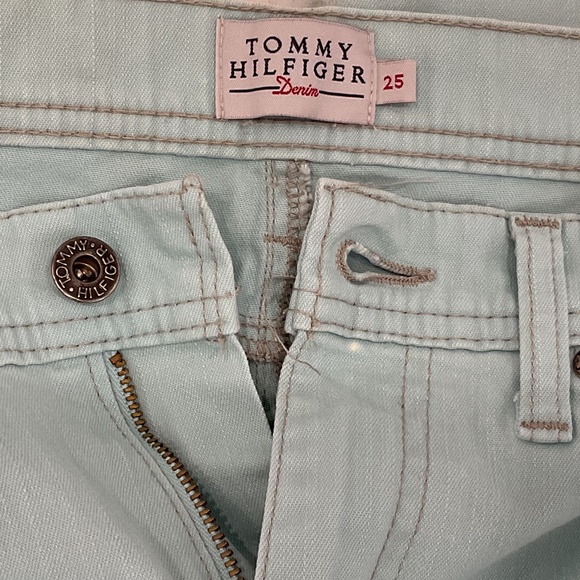 Tommy Hilfiger Turquoise Vintage Jean Capri Pants - Picture 8 of 12